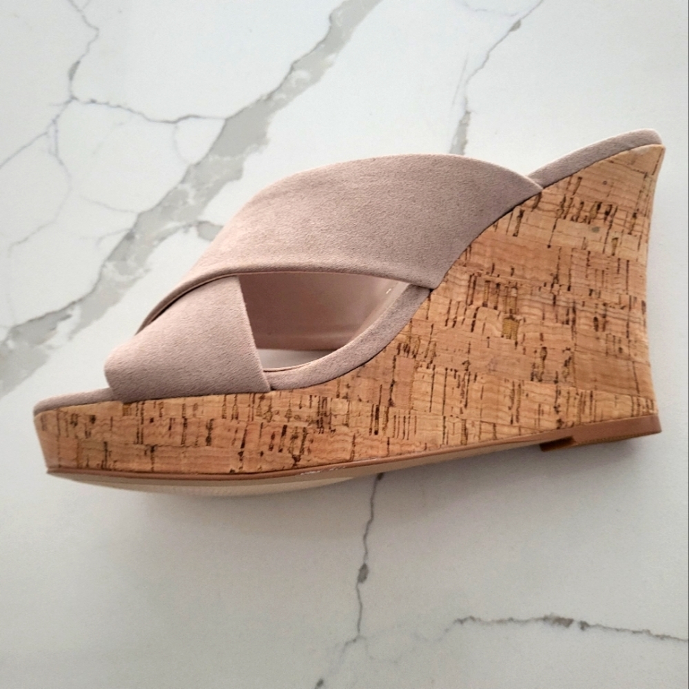 Charles by Charles David wedge sandal - NUDE size 8.5